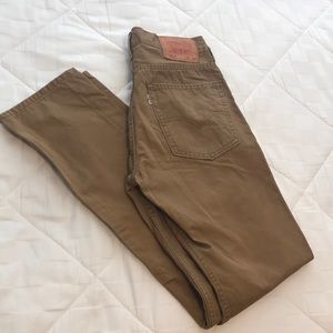 Levi’s Dark Khaki Colored Jeans